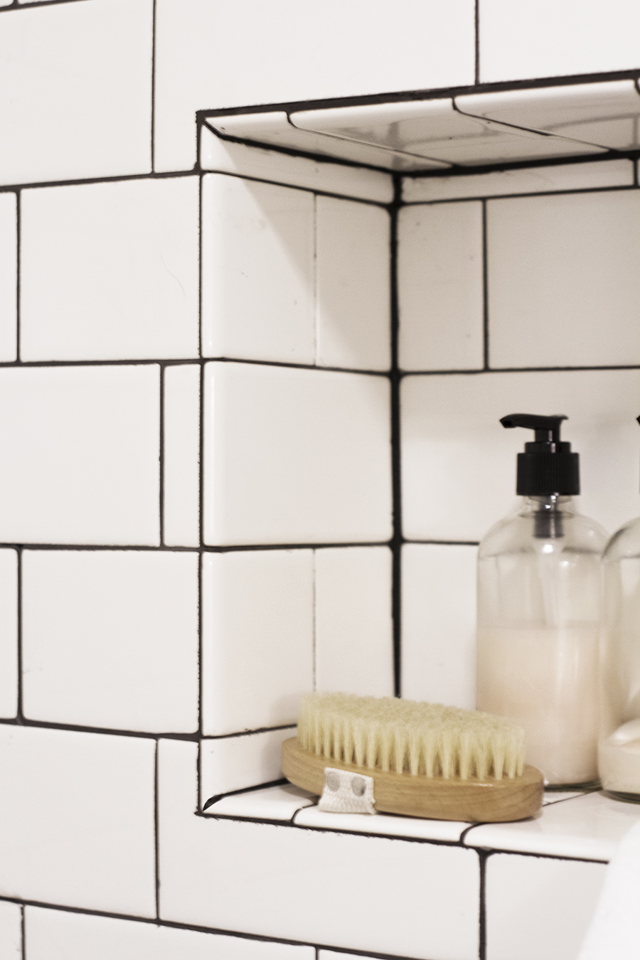 Try This : Add a Corner Shelf to your Shower - Deuce Cities Henhouse